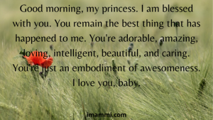 Cute, Sweet & Romantic Good Morning Messages For Her (2)